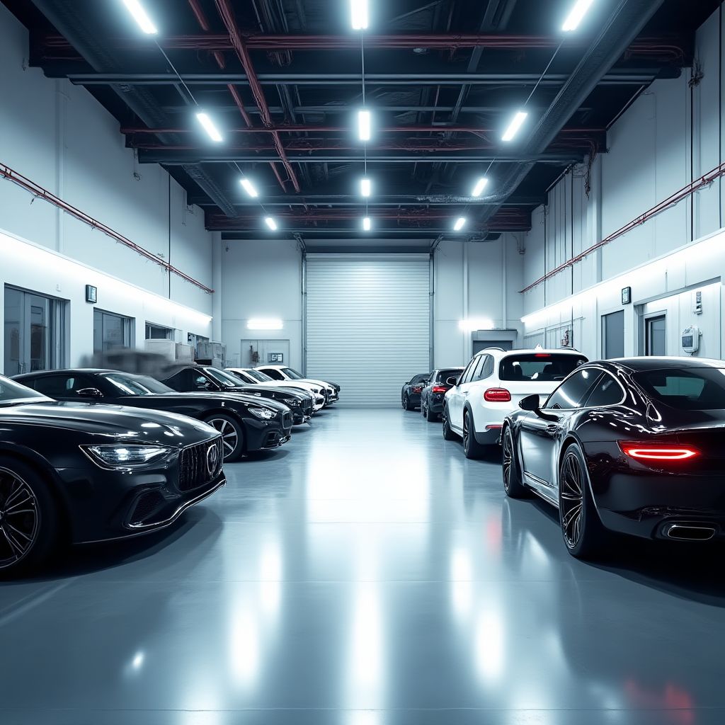 Autoreinigung Arbeitsbereich